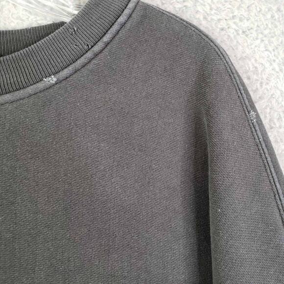 Champion Sweatshirt Women’s Size Medium M Gray Pullover Crewneck Distressed - Picture 4 of 11